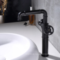 Aquacubic Industrial Style Wasserhahn Kupfer Schwarz Elektroplating Hotel Toilette Badezimmerschrank Eitelkeitsbecken Wasserhahn